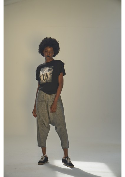 Yüksek Kalite %100 Pamuk Omuzları Vatkalı Kadın Tişört, Dijital Fil Baskılı Tshirt fiyatları