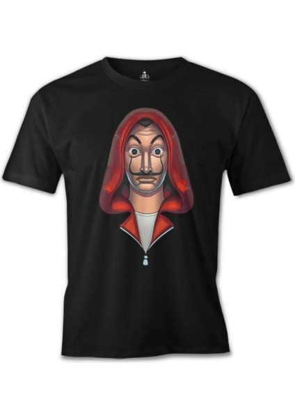 Lordd T-Shirt La Casa De Papel - Dali Mask Siyah Kadın T-Shirt