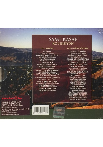 Sami Kasap - Koleksiyon ( CD )