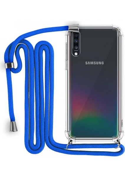 Ip Askılı Tank Şeffaf Kılıf Samsung Galaxy A70