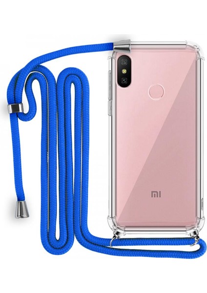 Ip Askılı Tank Şeffaf Kılıf Xiaomi Redmi Note 6 Pro