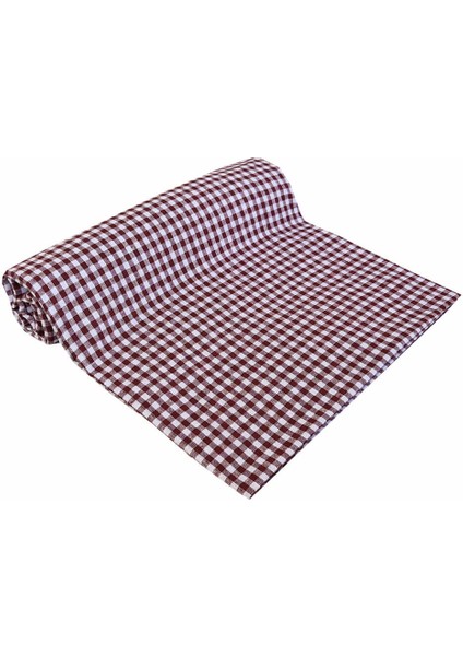 Yer Sofra Bezi Piknik Masa Örtüsü Zefir Kare Desen 170 x 170 cm. Bordo