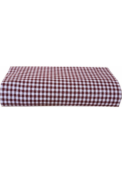 Yer Sofra Bezi Piknik Masa Örtüsü Zefir Kare Desen 170 x 170 cm. Bordo
