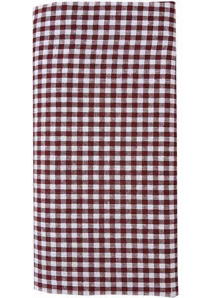 Yer Sofra Bezi Piknik Masa Örtüsü Zefir Kare Desen 170 x 170 cm. Bordo