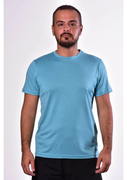 T-Shirt Erkek Su Yeşili-Gıo Tee PL-W1114