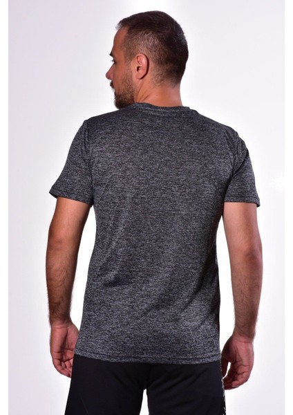 Erkek Gri Düz T-Shirt W1105 modelleri