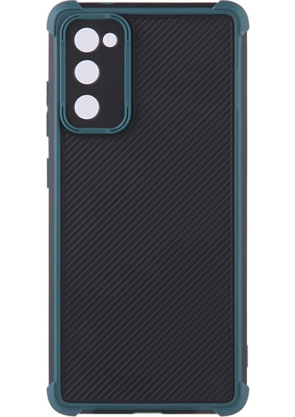 Samsung Galaxy S20 Lite Için Lüks Kamera Lens Koruma Telefon Kılıfı (Yeşil)(Yurt Dışından)