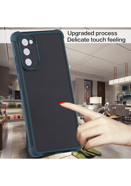 Samsung Galaxy S20 Lite Için Lüks Kamera Lens Koruma Telefon Kılıfı (Yeşil)(Yurt Dışından) modelleri