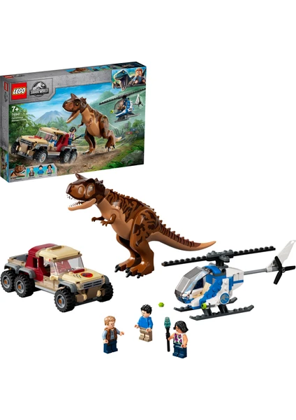 LEGO® Jurassic World Carnotaurus Dinozor Takibi 76941 -  Dinazor Seven Çocuklar Için Yaratıcı Oyuncak Yapım Seti (240 Parça)