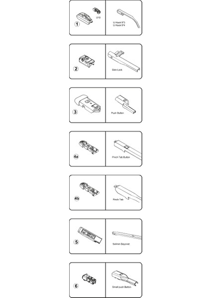 Hc Cargo Ssangyong Actyon Sports 2008-2011 Muz Silecek Seti