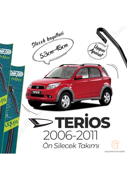 Daihatsu Terios Muz Silecek Takımı (2006-2011) Bosch Cargo