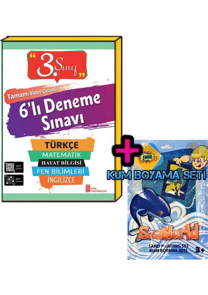 Ata Yayıncılık 3. Sınıf 6'Lı Poşet Deneme Sınavı