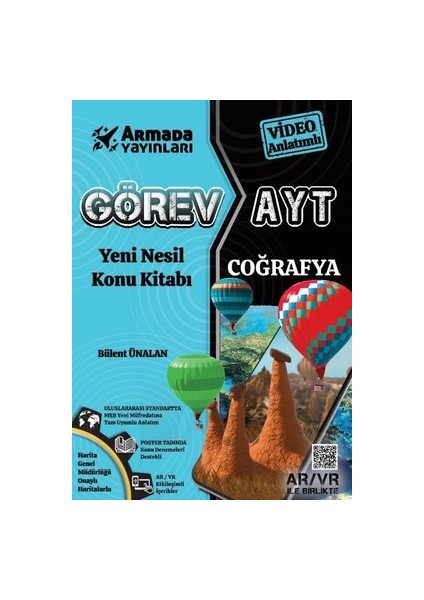 Armada Yayınları 2021 Görev Ayt Coğrafya Yeni Nesil Konu Kitabı