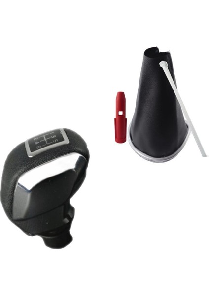 Clio 3 Spor Vites Topuzu Ve Körüğü Takım 5 İleri Gri Çerçeveli Körük + Spor Topuzu 1