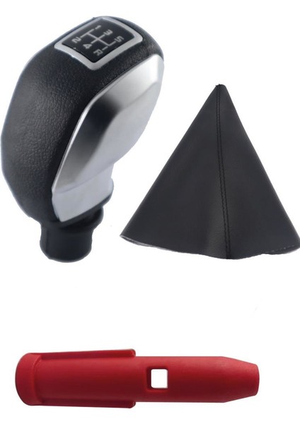 Cıtroen C2 - C3 - C4 - C5 Spor Vites Topuzu 5 İleri C5 Vites Topuzu + Körüğü Takım