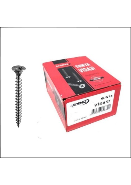 Çinko 4 40 Sunta Vidası 500'LÜ