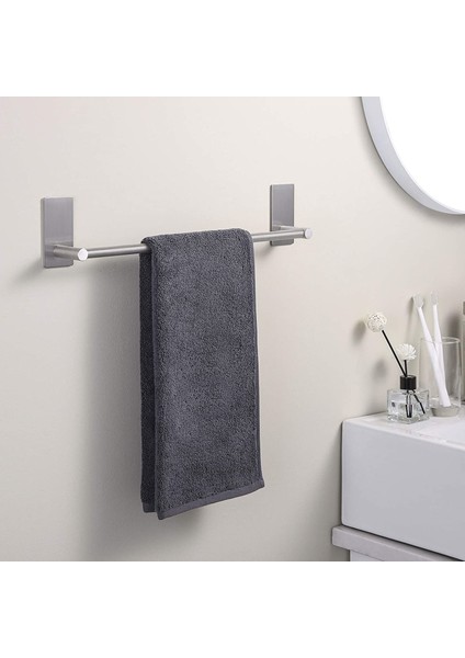 Paslanmaz Çelik 50CM Havluluk / Askılık Yapışkanlı Sistem