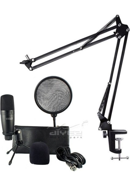 Kcp-3 Pro Aksesuarlı Condenser Stüdyo Mikrofonu