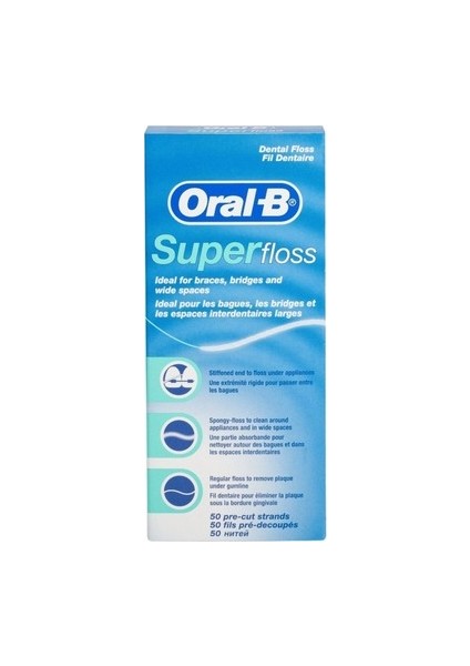 Oral B Diş Ipi Super Floss 50LI