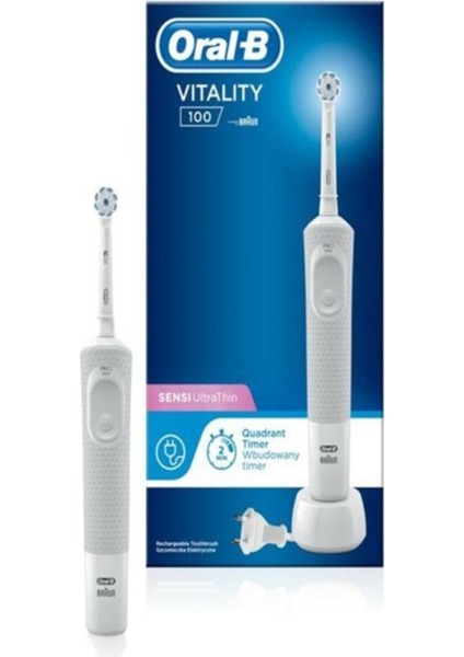 Oral B Vitalıty D100 Braun Sensı Ultra Thin Şarjlı Diş Fırçası