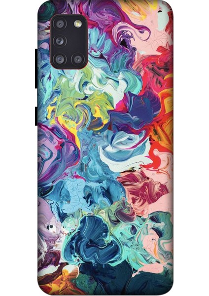 Samsung Galaxy A31 Kılıf Baskılı Desenli Silikon Kılıf A++-7052