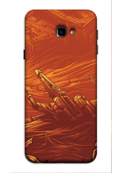 Samsung Galaxy J4 Plus Kılıf Baskılı Desenli Silikon Kılıf A++-7090