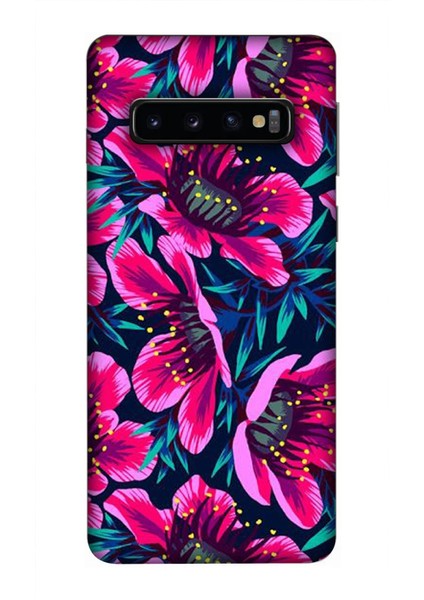 Samsung Galaxy S10 Kılıf Baskılı Desenli Silikon Kılıf A++-7046