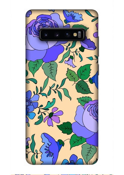 Samsung Galaxy S10 Plus Kılıf Baskılı Desenli Silikon Kılıf A++-7075