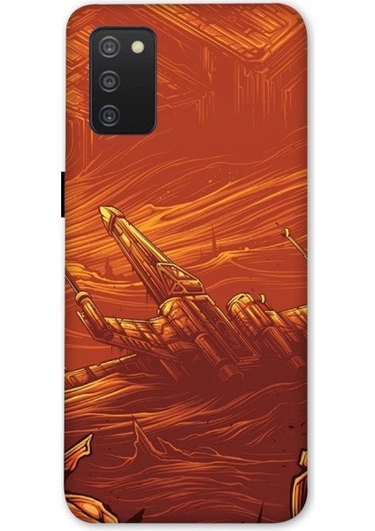 Samsung Galaxy A02S Kılıf Baskılı Desenli Silikon Kılıf A++-7090