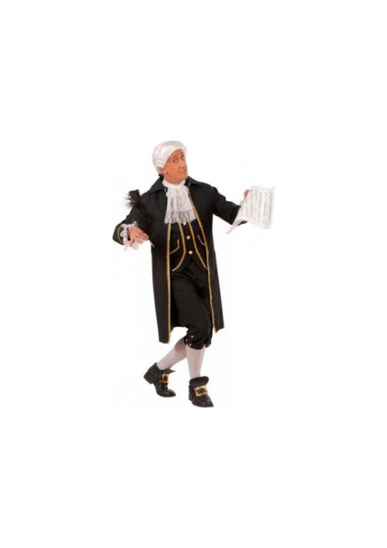 Amadeus Mozart Yetişkin Kostümü