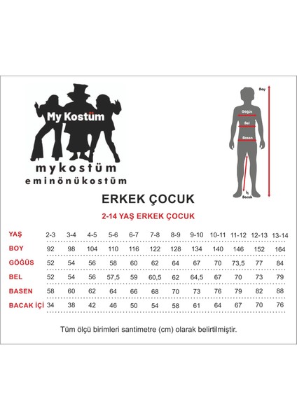 Alman Erkek Çocuk Kostümü