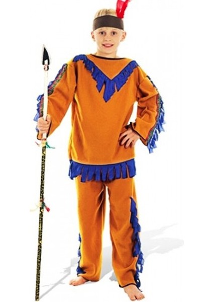 Erkek Çocuk Kızılderili Kostümü