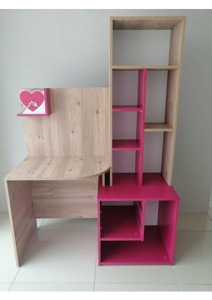 Elit Çalışma Masası Kitaplıklı