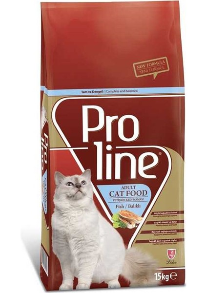 Proline Balıklı Yetişkin Kedi Maması 15 kg