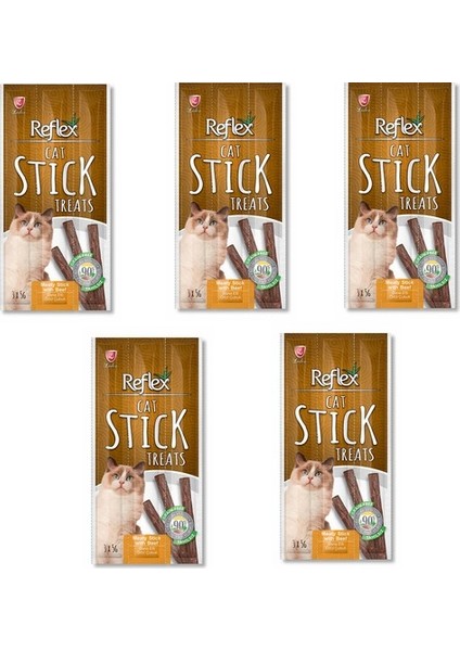Stick Dana Etli Kedi Ödül Maması (5 Paket)