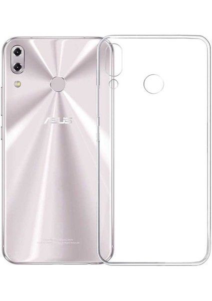 Asus Zenfone 5 ZE620KL Kılıf Şeffaf Süper Silikon Kamera Korumalı Kapak