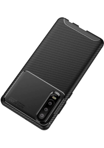 Huawei P30 Kılıf Zore Negro Antişok Karbon Silikon indirimleri