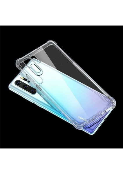 Huawei P30 Pro Kılıf Kenar Korumalı Şeffaf Antişok Silikon fırsatları