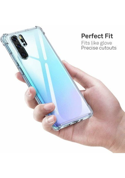 Huawei P30 Pro Kılıf Kenar Korumalı Şeffaf Antişok Silikon indirimleri