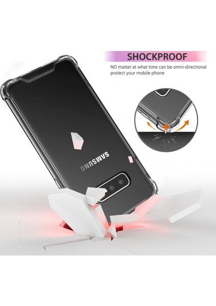 Samsung Galaxy S10 Kılıf Kenar Korumalı Şeffaf Antişok Silikon fiyatları