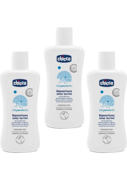 Baby Moments Göz Yakmayan Yeni Doğan Bebek Şampuanı 3'lü Fırsat Paketi