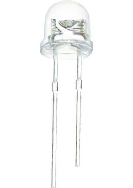 LED 4.8mm Mantar Mavi Şeffaf (100 Adet)