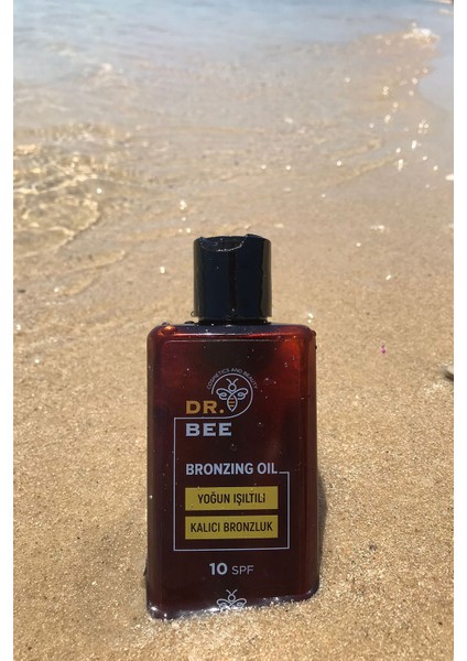 Dr. Bee Yoğun Işıltılı Bronzlaştırıcı Yağ Spf 10+