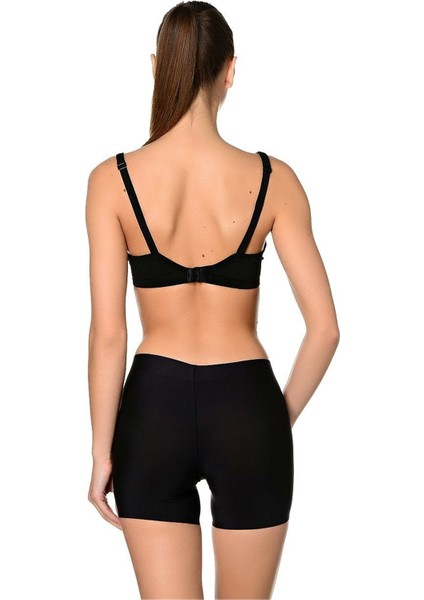 647 Seamfree Kumaşlı Paçalı Şort Külot - Siyah fiyatları