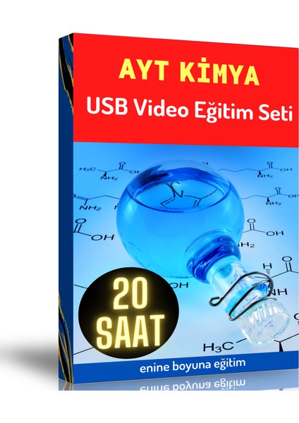 Enine Boyuna Eğitim AYT Kimya Görüntülü Eğitim Seti (20 Saat Özel Anlatım)