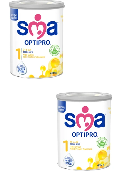 Sma Optipro Probiyotik 1 Bebek Sütü 400 gr x 2 Adet