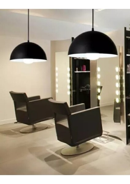 Retro,rustik,modern Mutfak,cafe,bar Üstü Için siyah Tekli Metal Sarkıt Avize ÇAP:40CM 1adet fiyatıdır.