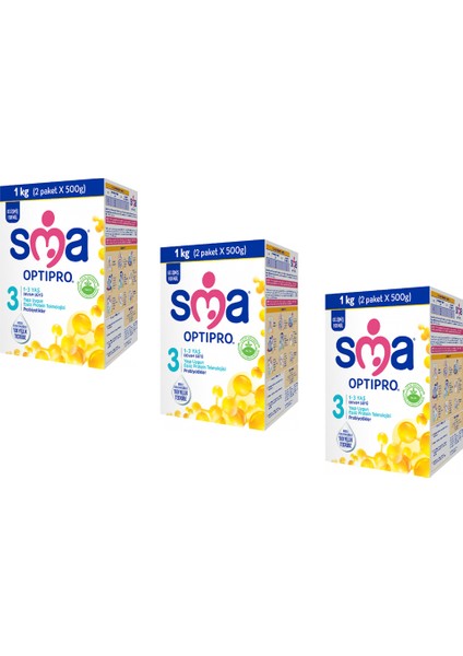 Optipro Probiyotik 3 Devam Sütü 1000 gr x 3 Adet