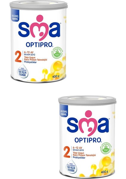 Sma Optipro Probiyotik 2 Devam Sütü 400 gr x 2 Adet