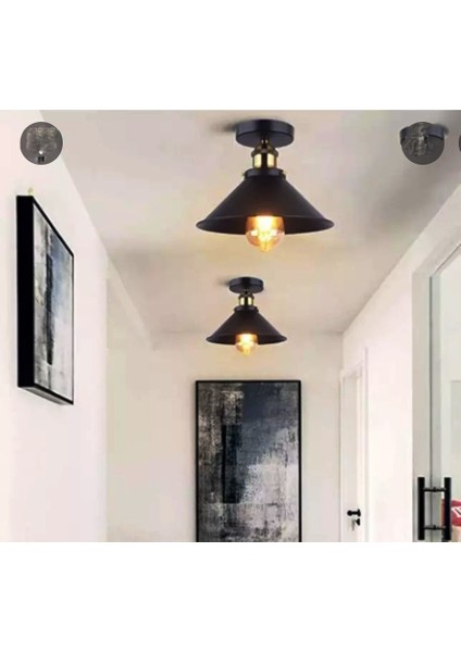 Retro Tavan Armatür-Avize Çap: 28CM Not: 1ADET Fiyatıdır